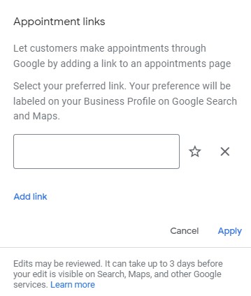 Appointment Links